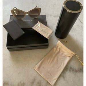 Bvlgari cat eye sunglasses. New in box.